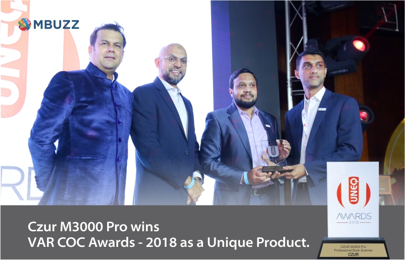 Czur M3000 Pro wins VAR COC Awards – 2018