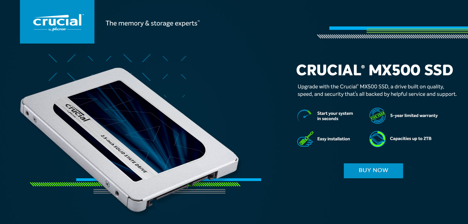 Crucial hot sale mx500 speed