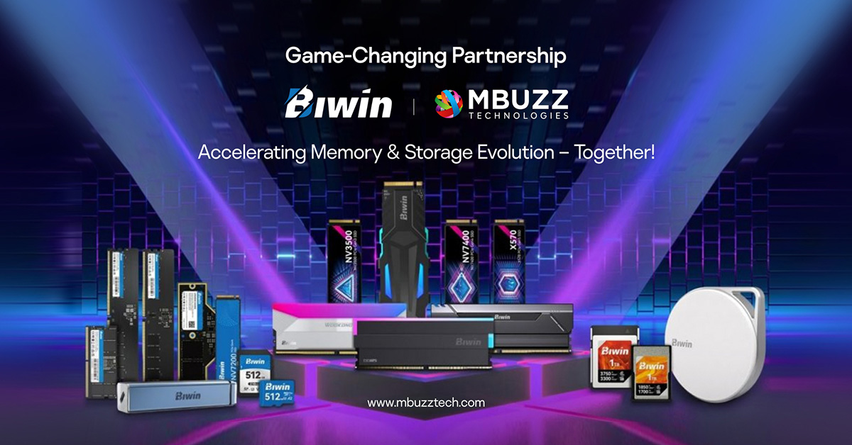 BIWIN Storage Technology Partners with MBUZZ