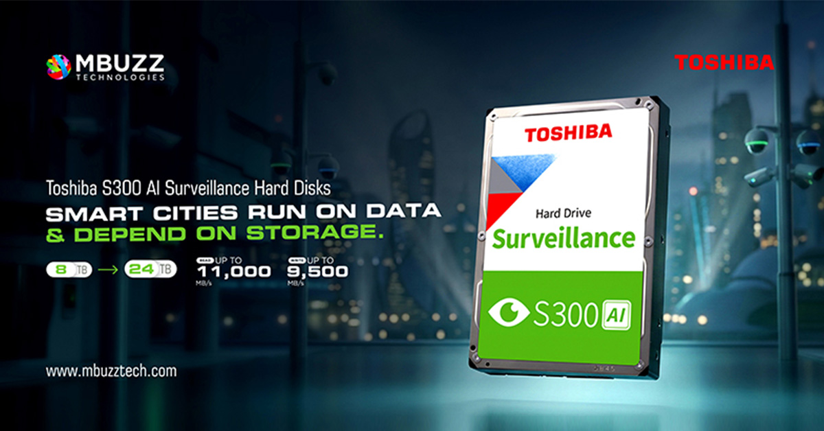 Smart City Intelligence with Toshiba S300 AI Storage