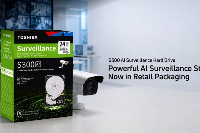 Toshiba brings S300 AI Surveillance Hard Drive to retail channels